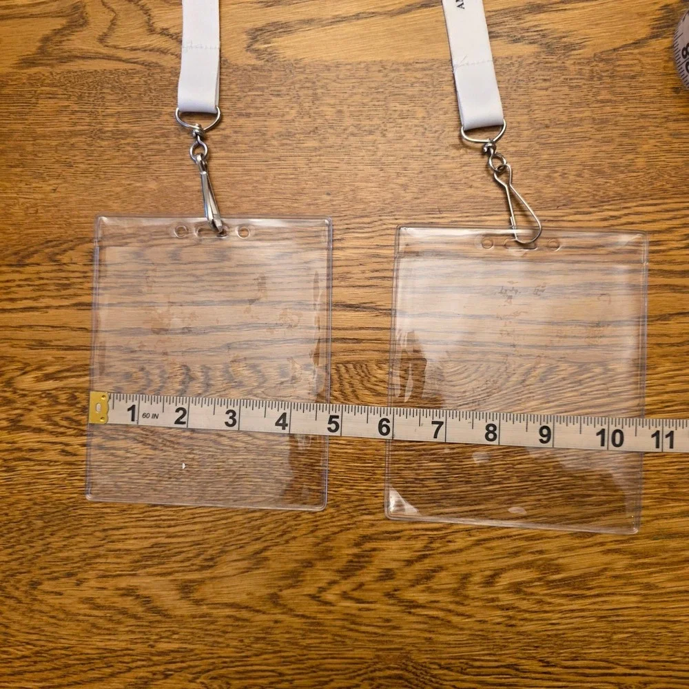 America 250 Lanyard‎ ID Badge Holder 2 pc Set White Blue Red Celebration Event